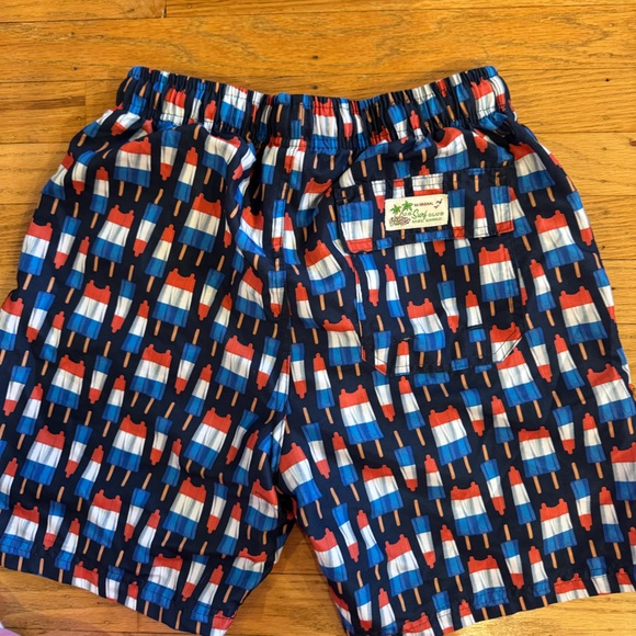 US Surf Club Popsicle Print Swim Trunks – Navy – Size Small - Picture 3 of 4